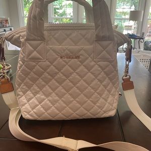 MZ Wallace Sutton Quilted Nylon Pearl Metallic handbag.  Only used one time.
